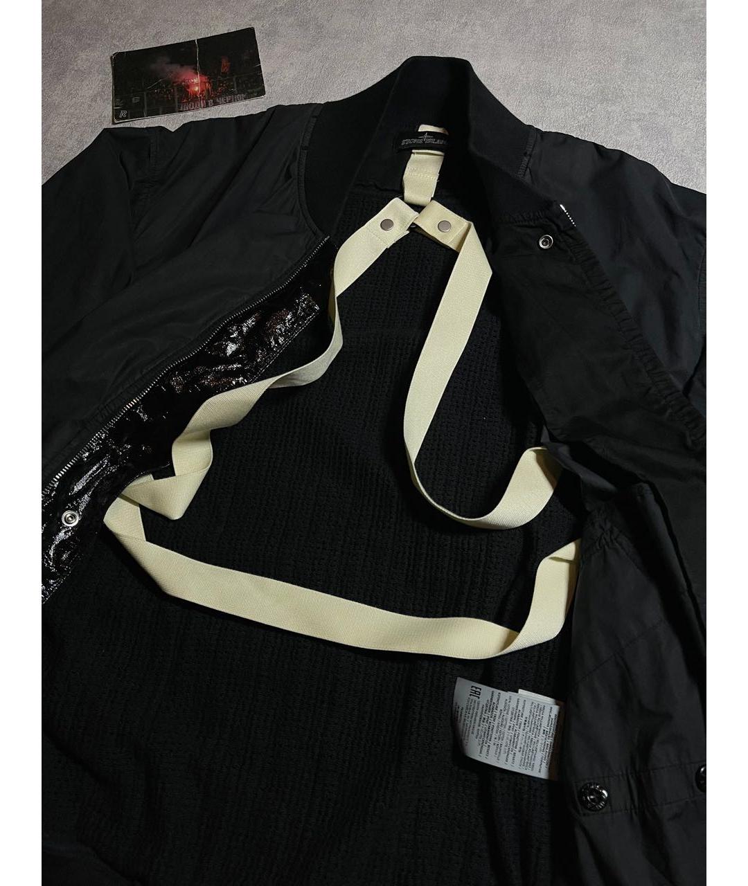 STONE ISLAND SHADOW PROJECT Черная полиуретановая куртка, фото 5