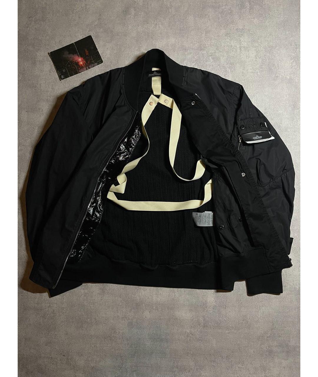 STONE ISLAND SHADOW PROJECT Черная полиуретановая куртка, фото 3