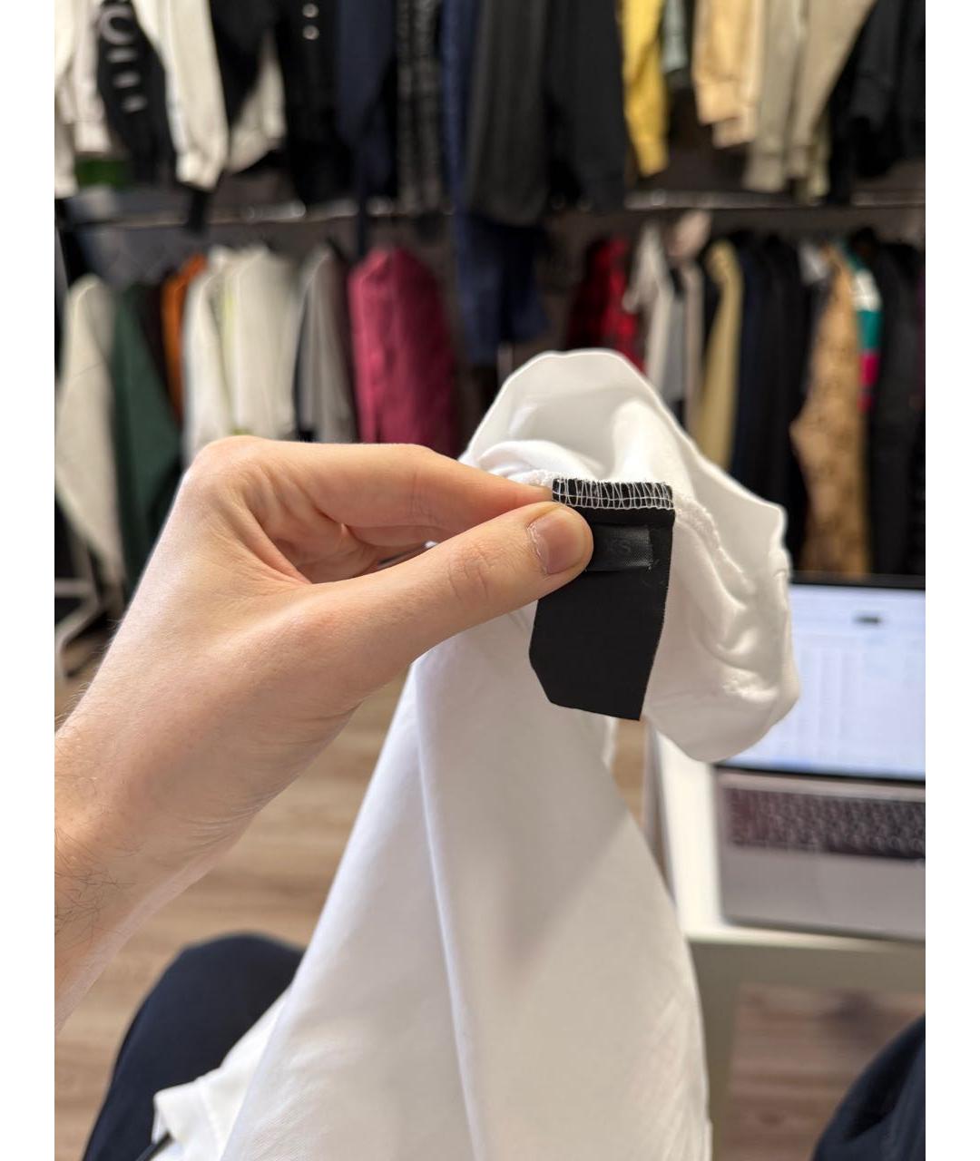 VETEMENTS Белая хлопковая футболка, фото 5
