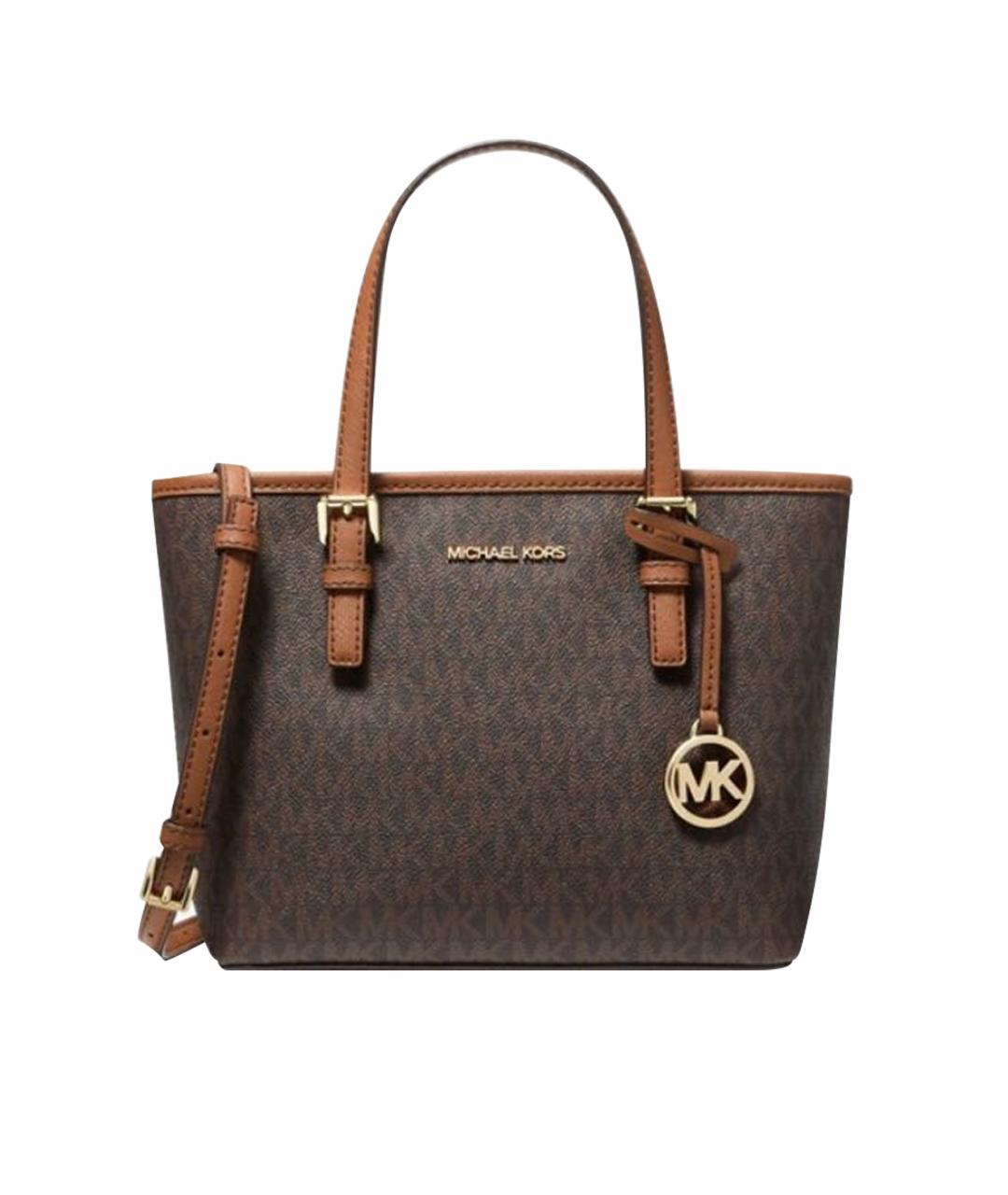 MICHAEL KORS Коричневая сумка тоут, фото 1