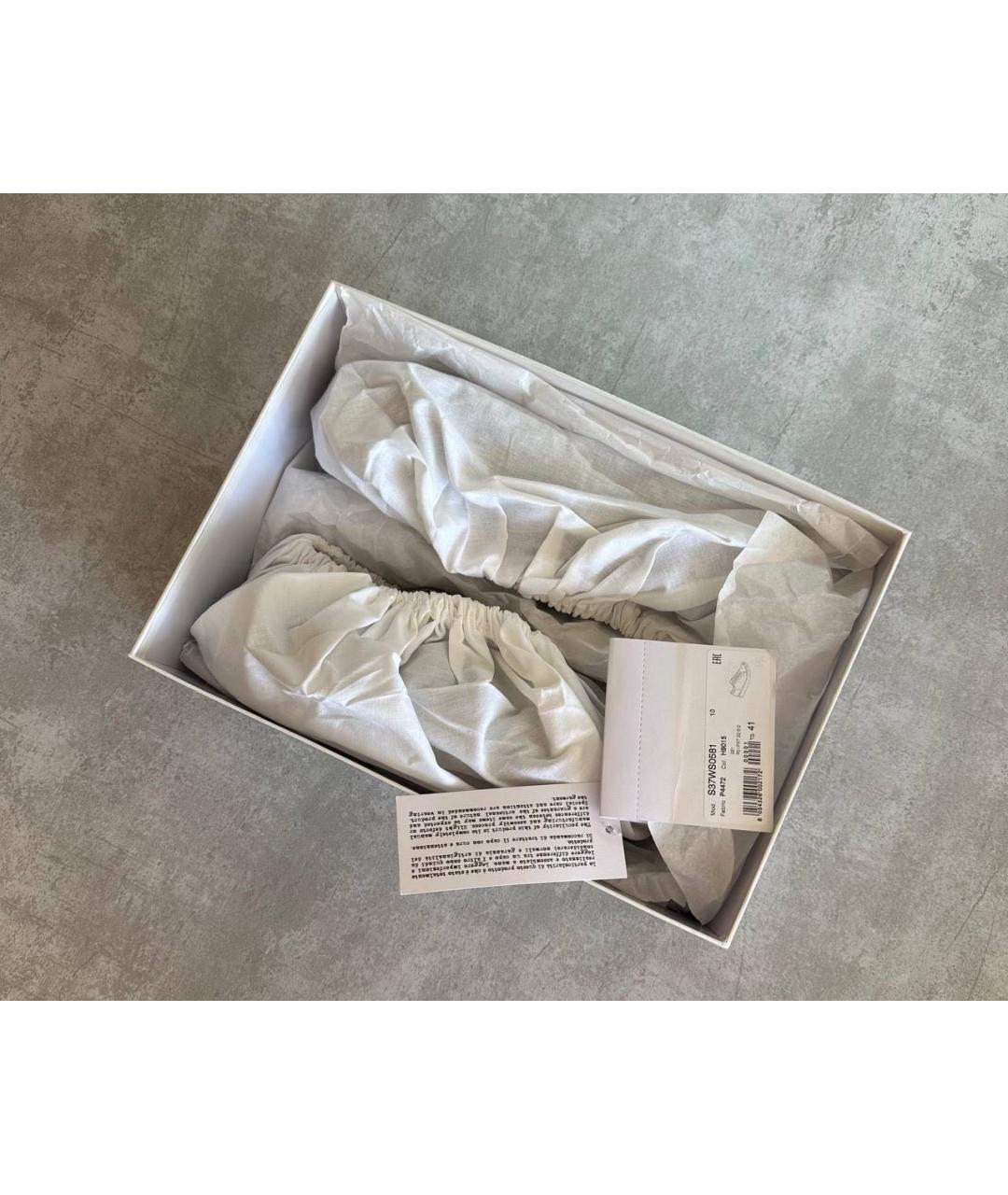 MAISON MARGIELA Зеленые кеды, фото 6