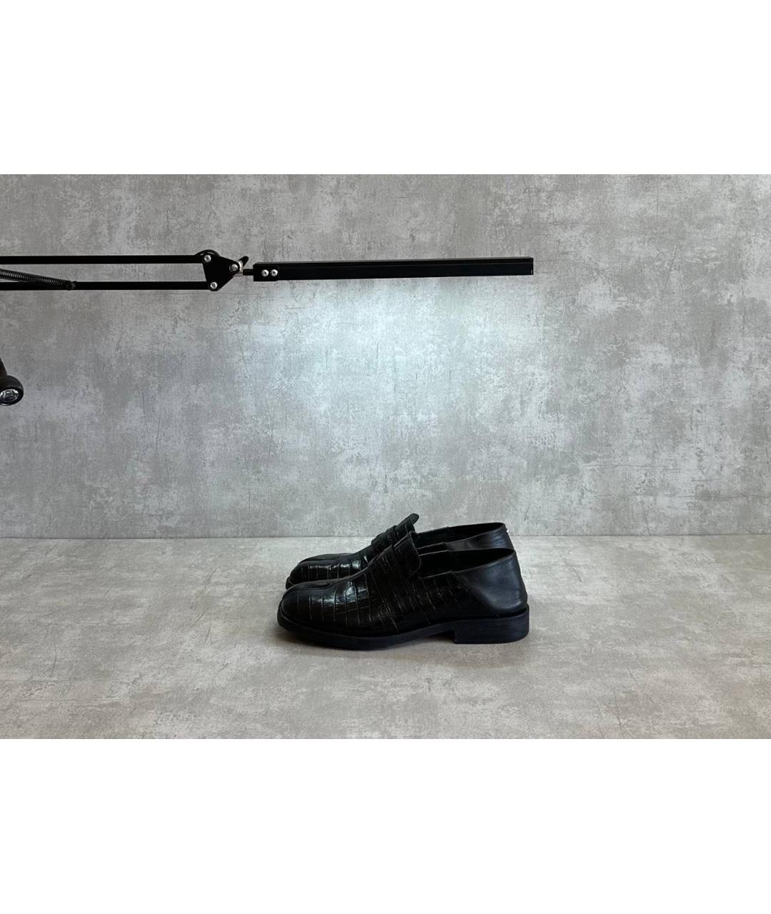 MAISON MARGIELA Черные кожаные лоферы, фото 7