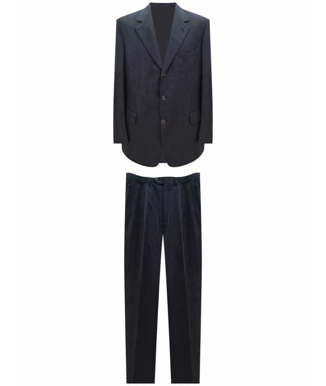 BRIONI Темно-синий классический костюм, фото 1
