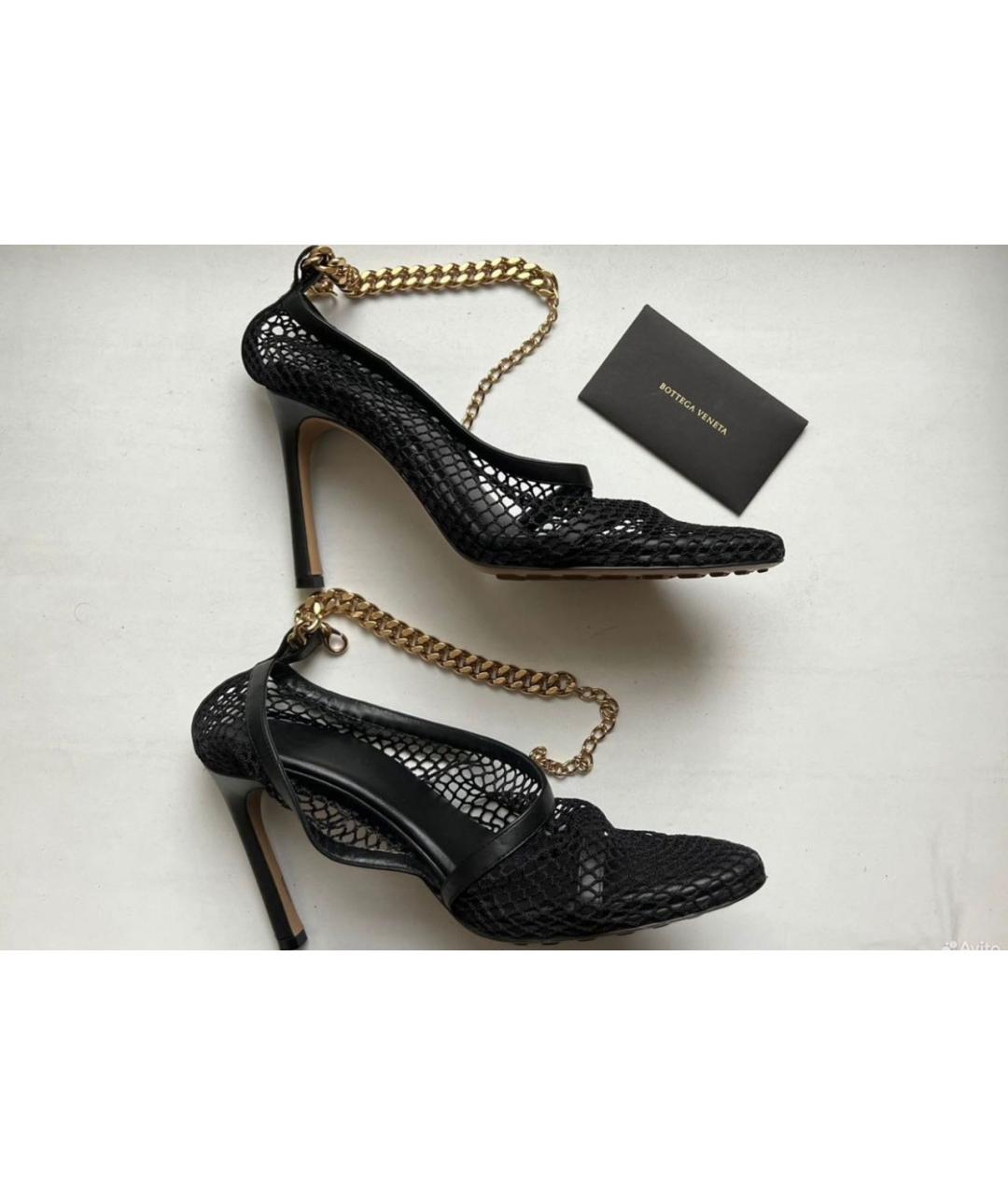 BOTTEGA VENETA Черные туфли, фото 4