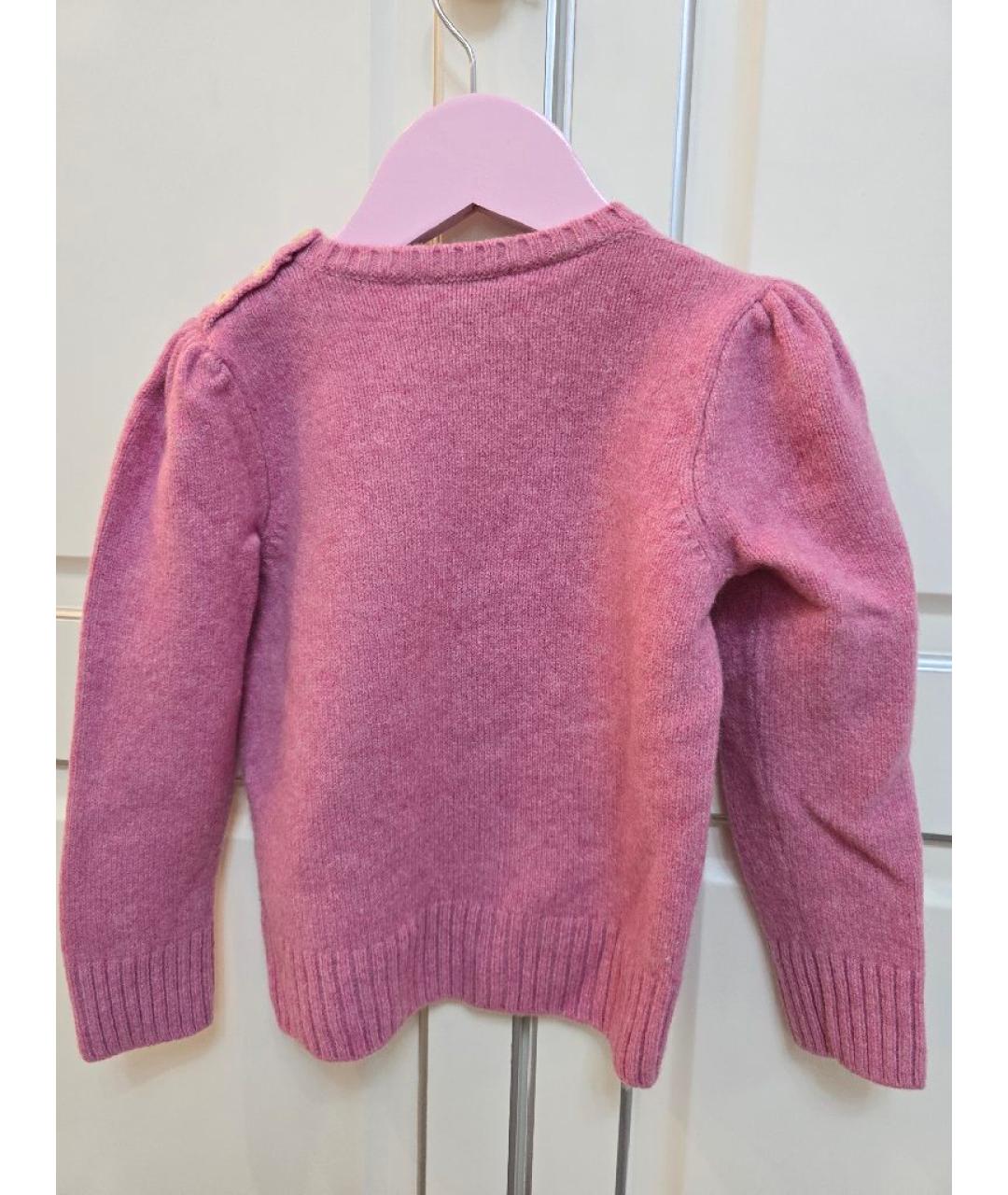 POLO RALPH LAUREN Розовая шерстяная рубашка/блузка, фото 2
