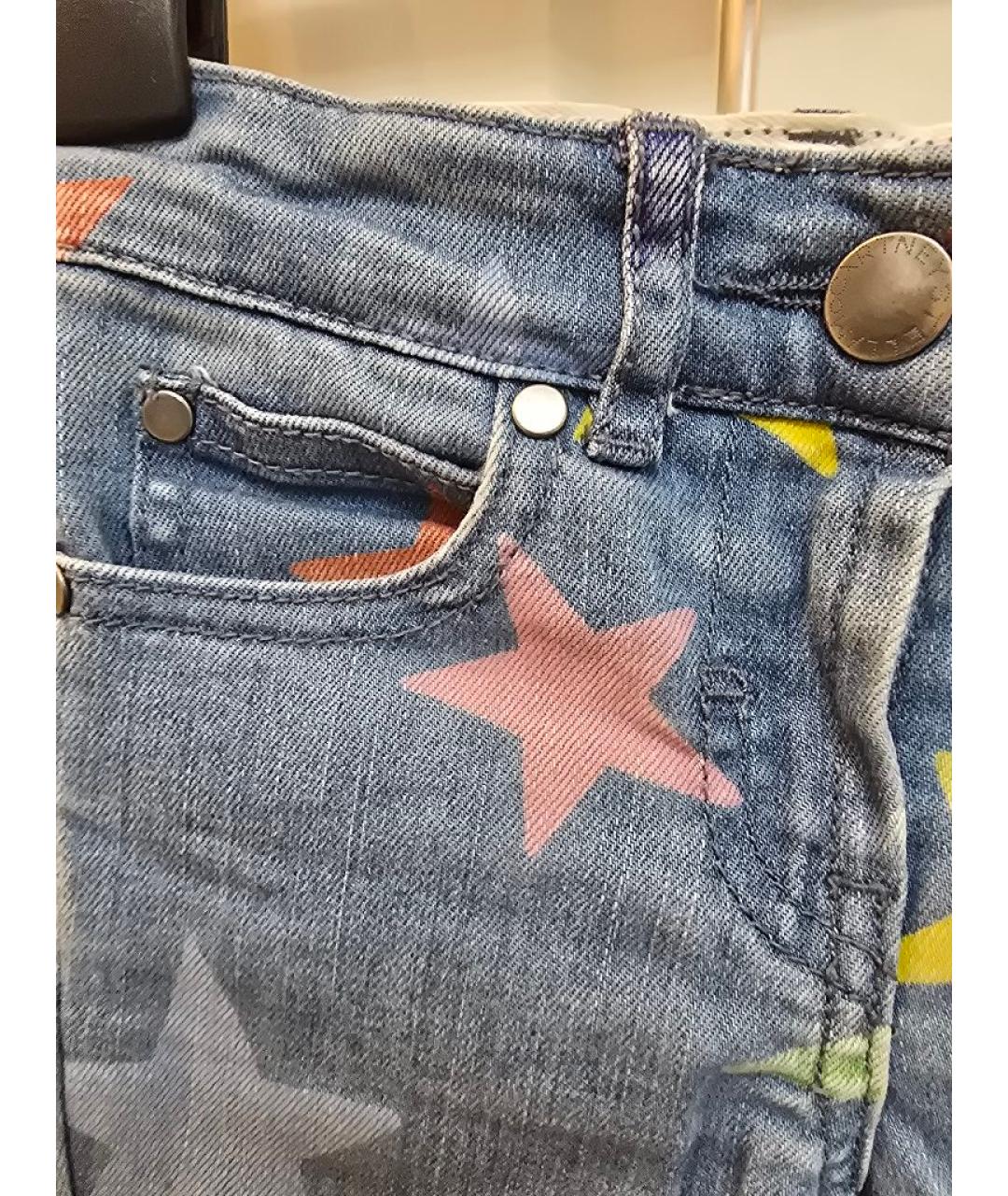 STELLA MCCARTNEY Мульти хлопковые детские джинсы, фото 4