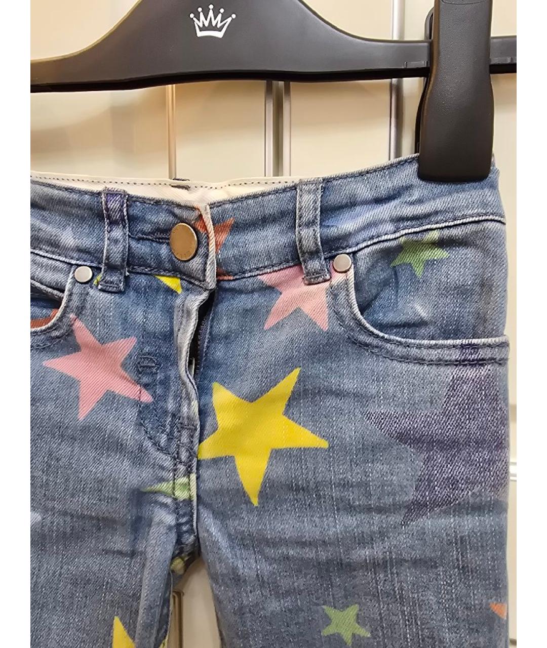 STELLA MCCARTNEY Мульти хлопковые детские джинсы, фото 3