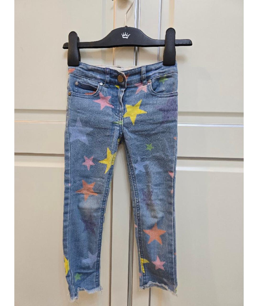 STELLA MCCARTNEY Мульти хлопковые детские джинсы, фото 5