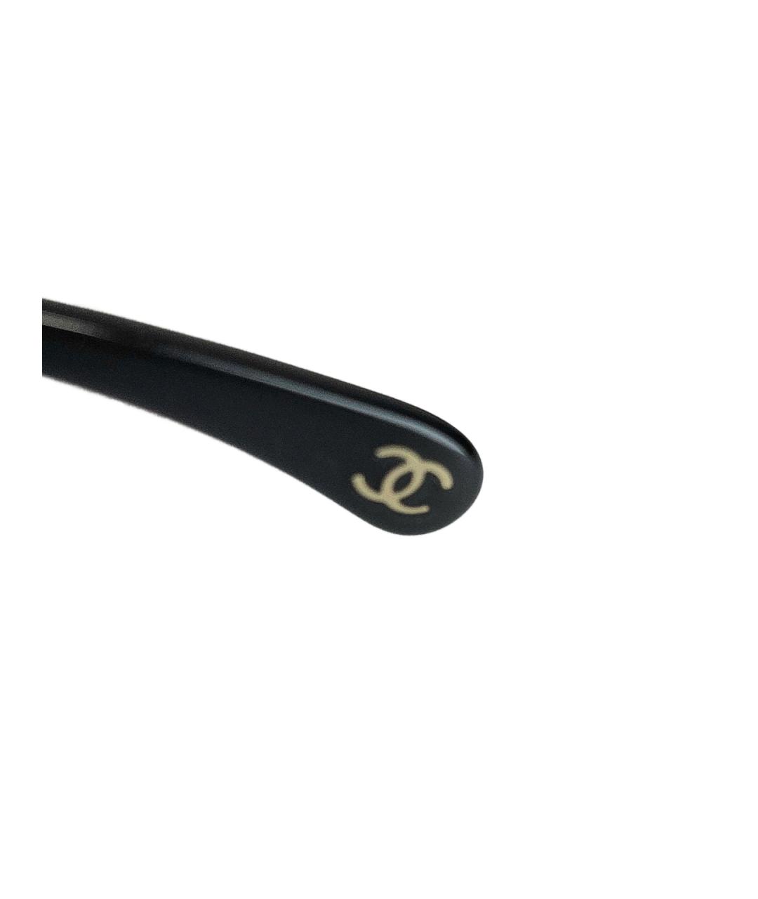 CHANEL Розовые металлические солнцезащитные очки, фото 7