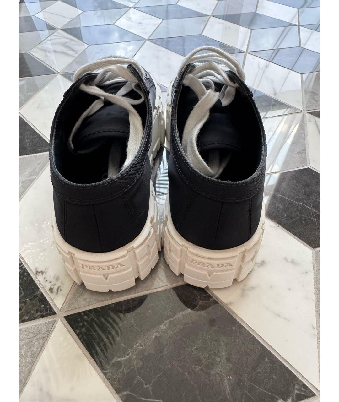 PRADA Черные кеды, фото 4