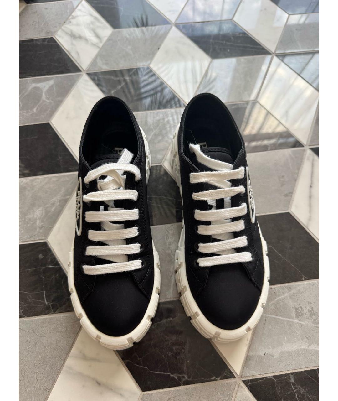 PRADA Черные кеды, фото 2