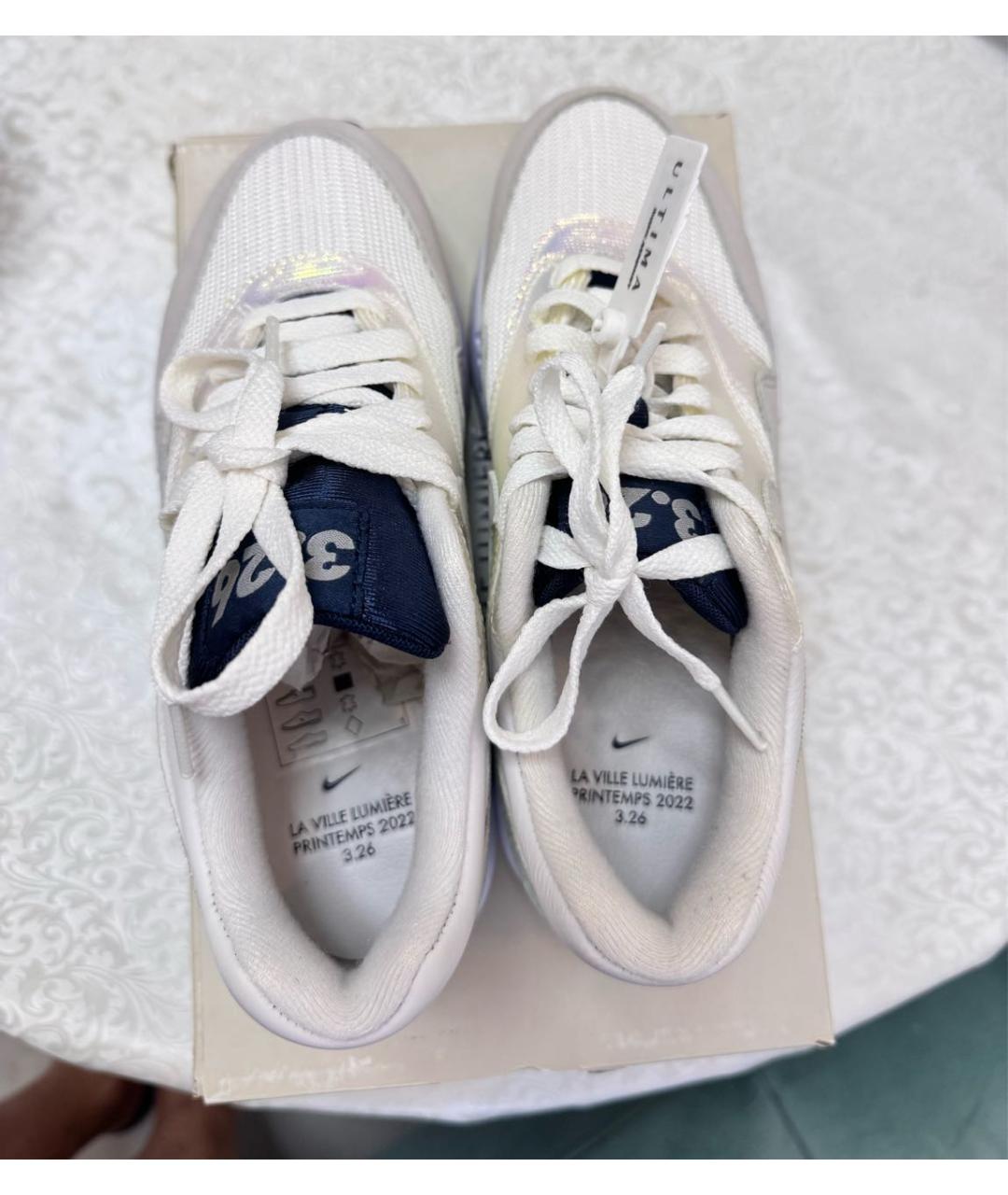 NIKE Белые синтетические кроссовки, фото 3