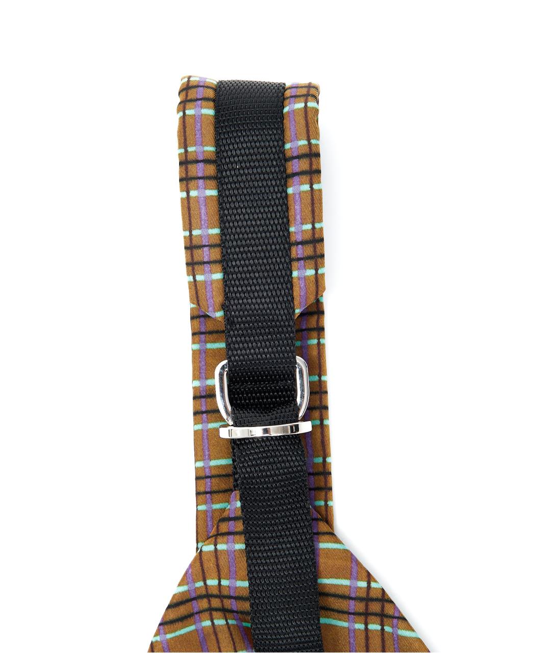 PRADA Коричневая полиамидовая майка, фото 3
