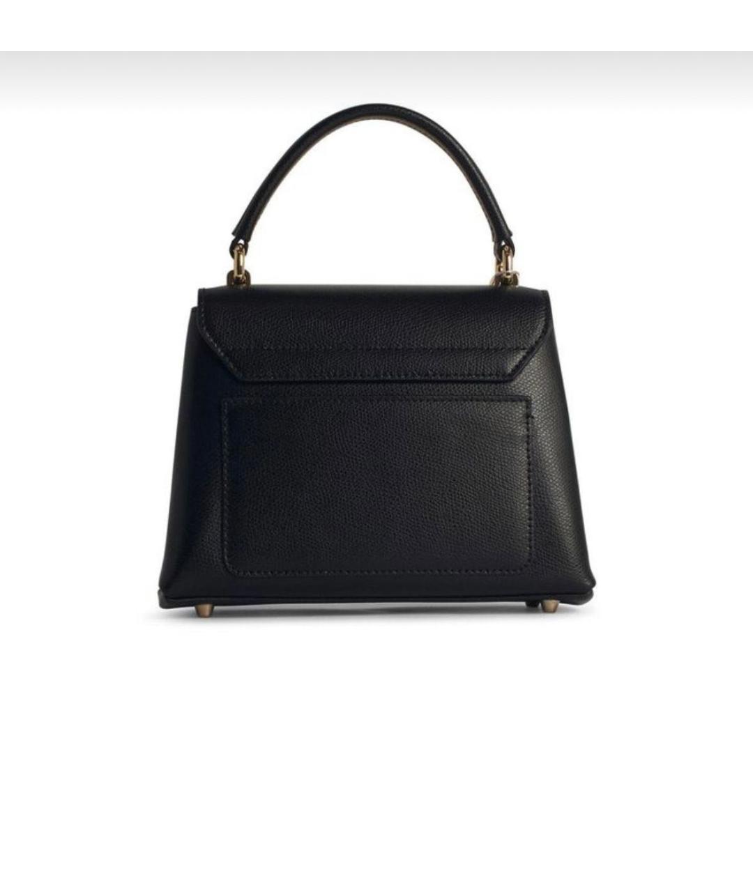 FURLA Черная кожаная сумка через плечо, фото 2