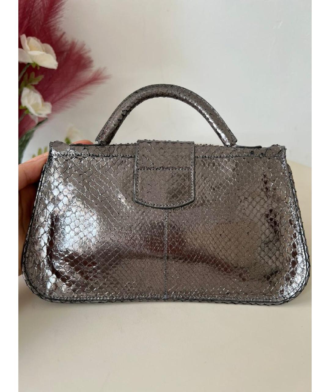 TOD'S Бежевая кожаная сумка с короткими ручками, фото 3