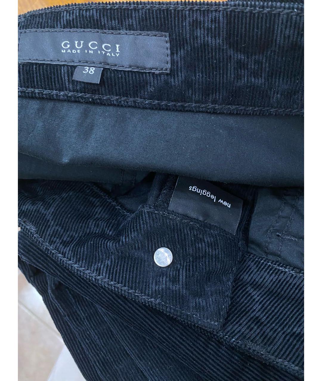GUCCI Черные брюки узкие, фото 5