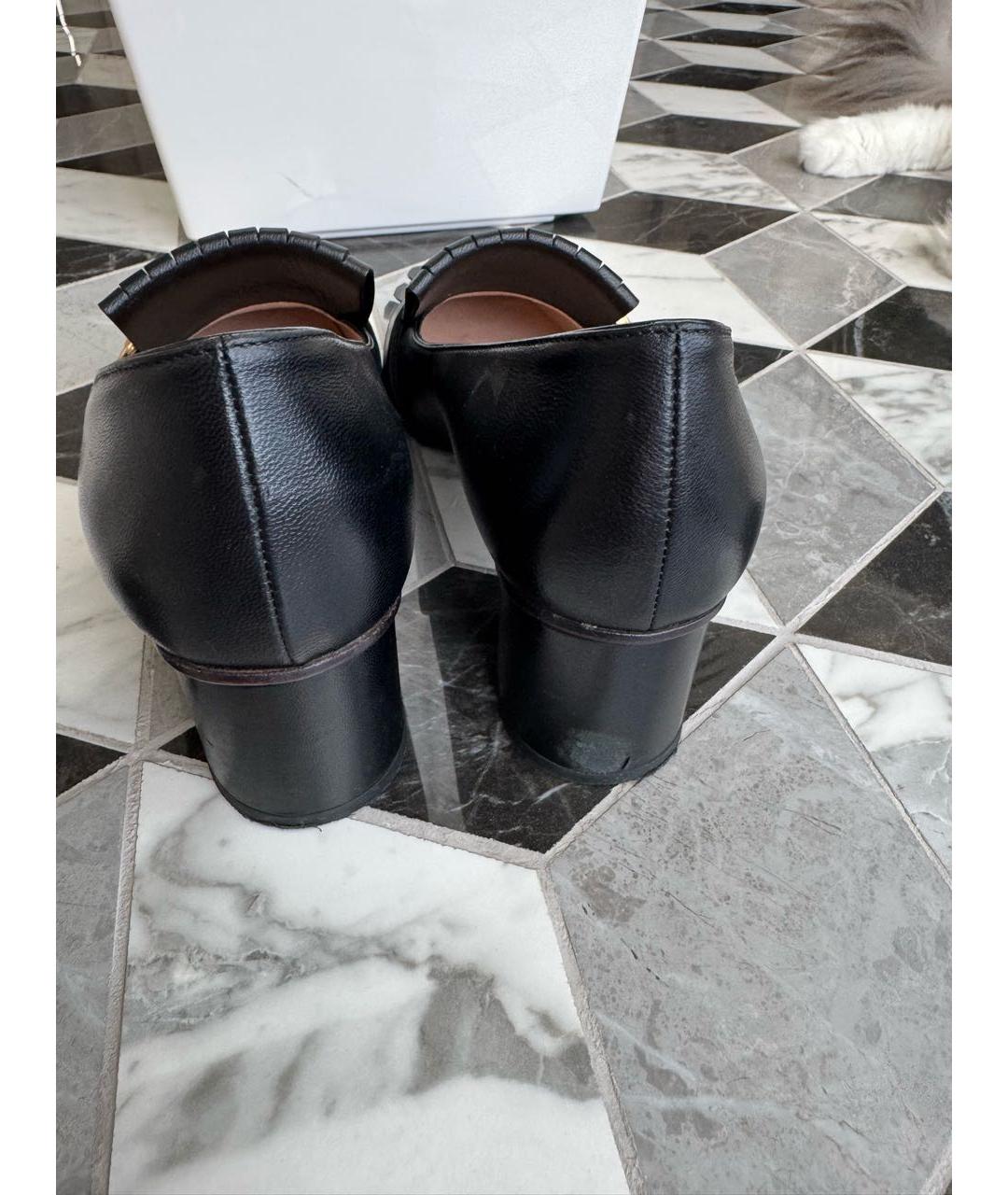 GUCCI Черные кожаные туфли, фото 4