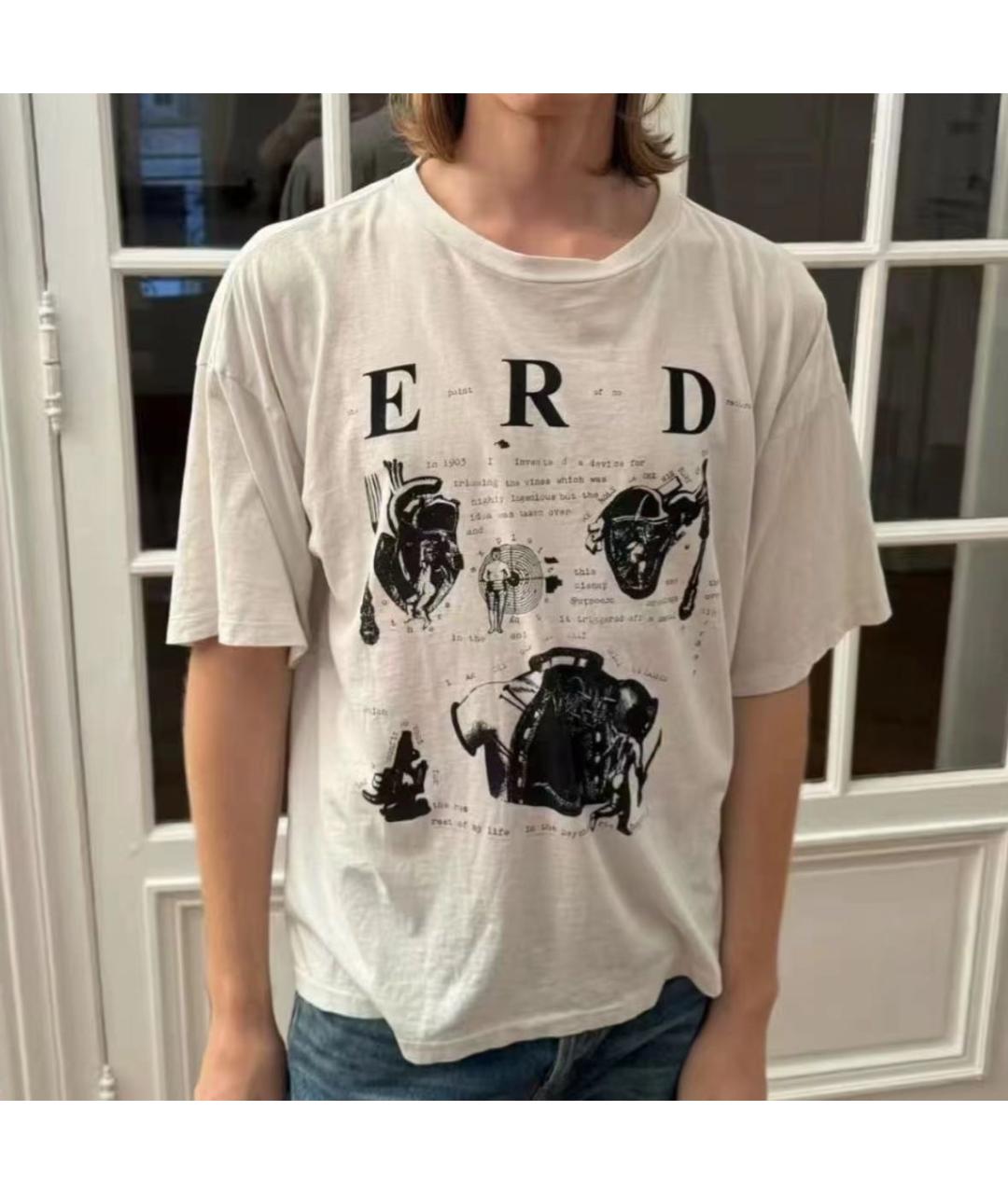 Enfants Riches Déprimés Белая хлопковая футболка, фото 3
