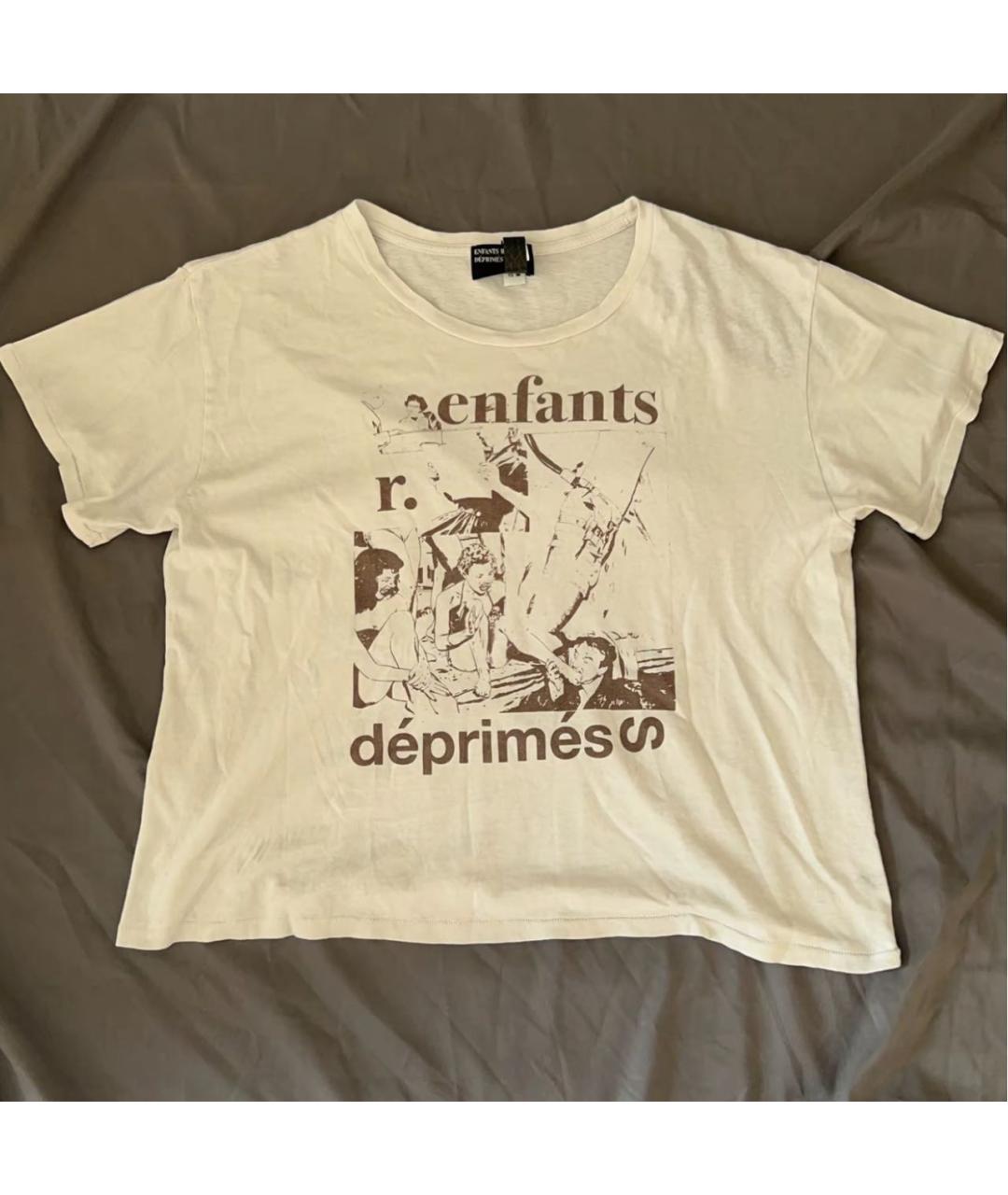 Enfants Riches Déprimés Белая хлопковая футболка, фото 4