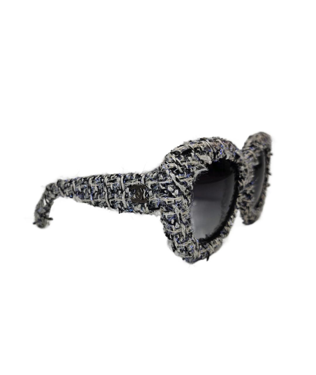 CHANEL Серые пластиковые солнцезащитные очки, фото 2