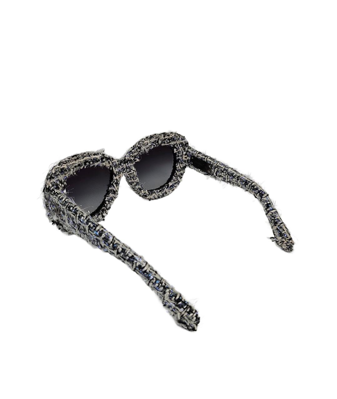 CHANEL Серые пластиковые солнцезащитные очки, фото 4