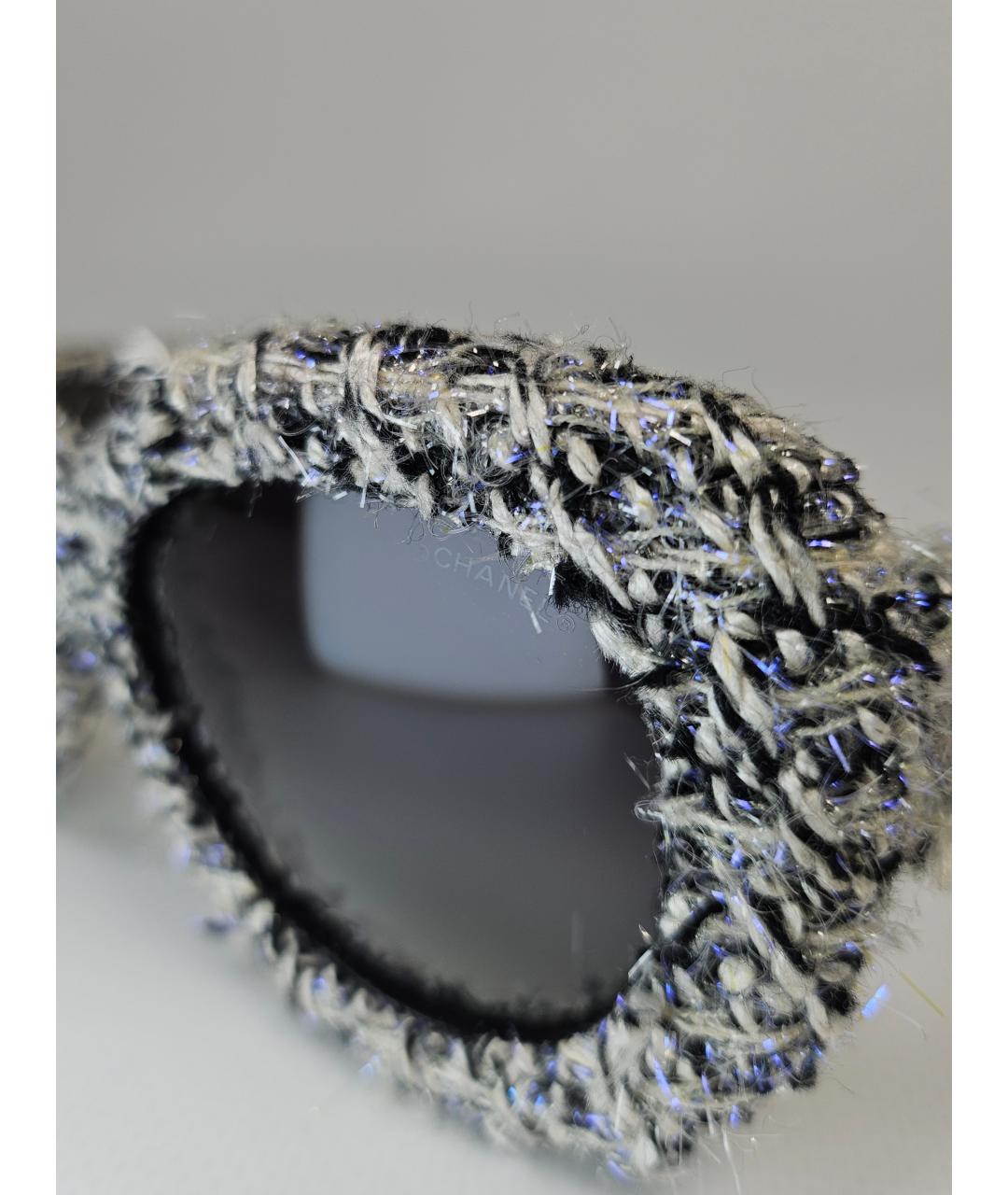 CHANEL Серые пластиковые солнцезащитные очки, фото 5
