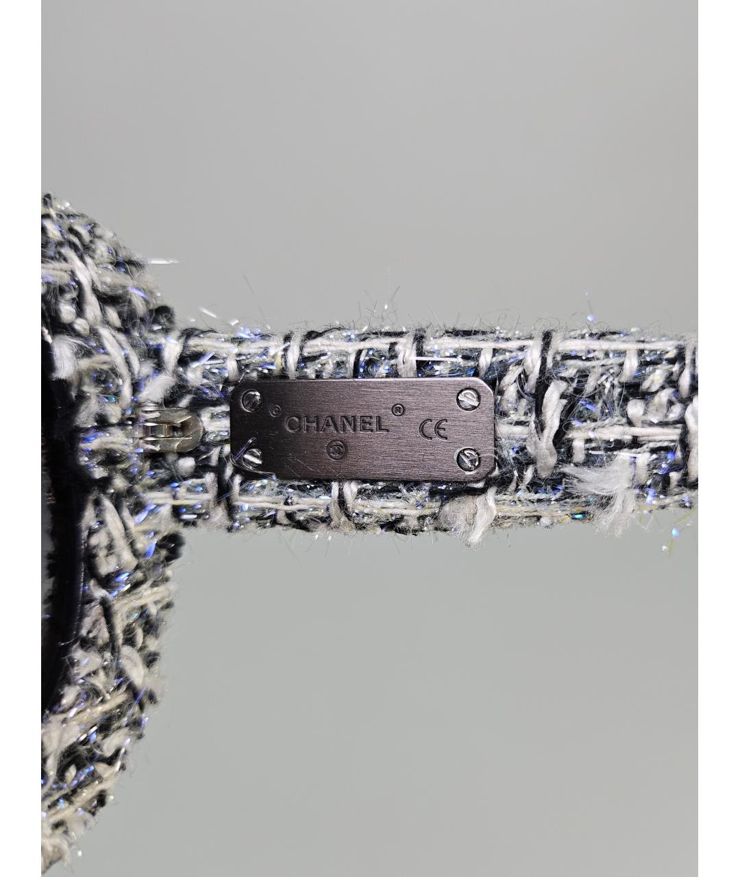 CHANEL Серые пластиковые солнцезащитные очки, фото 7