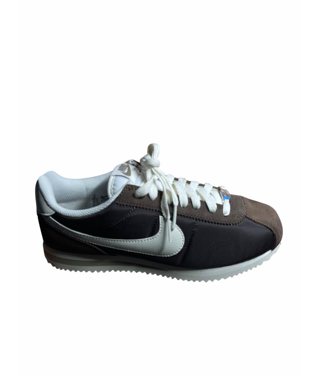 NIKE Коричневые текстильные кеды, фото 1