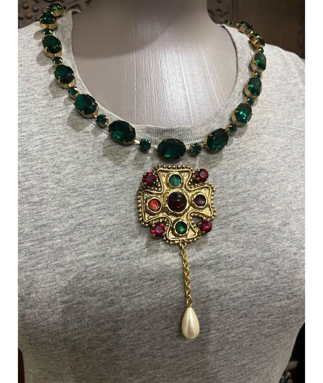 DOLCE&GABBANA Серая хлопковая майка, фото 5