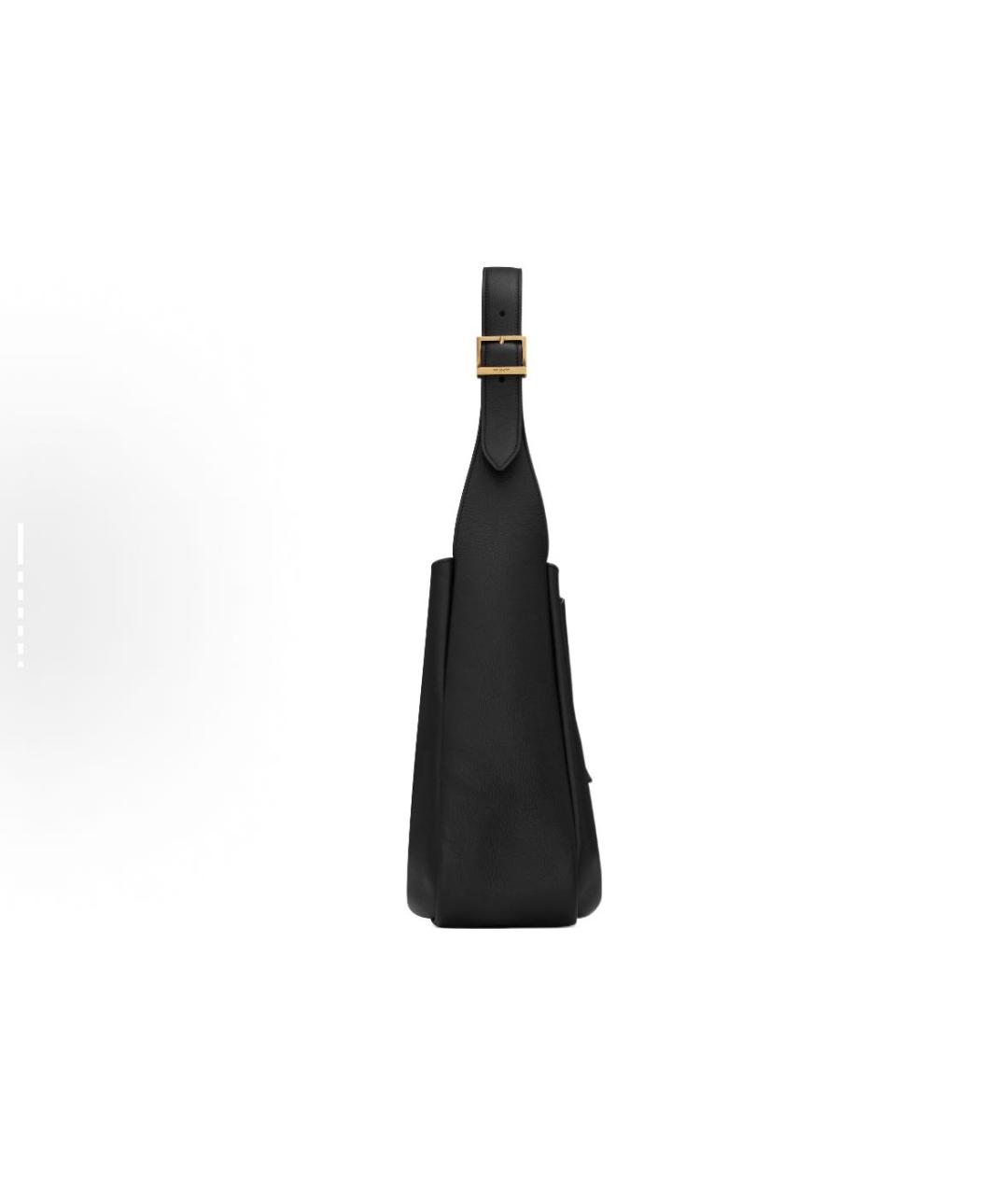 SAINT LAURENT Черная сумка тоут, фото 3