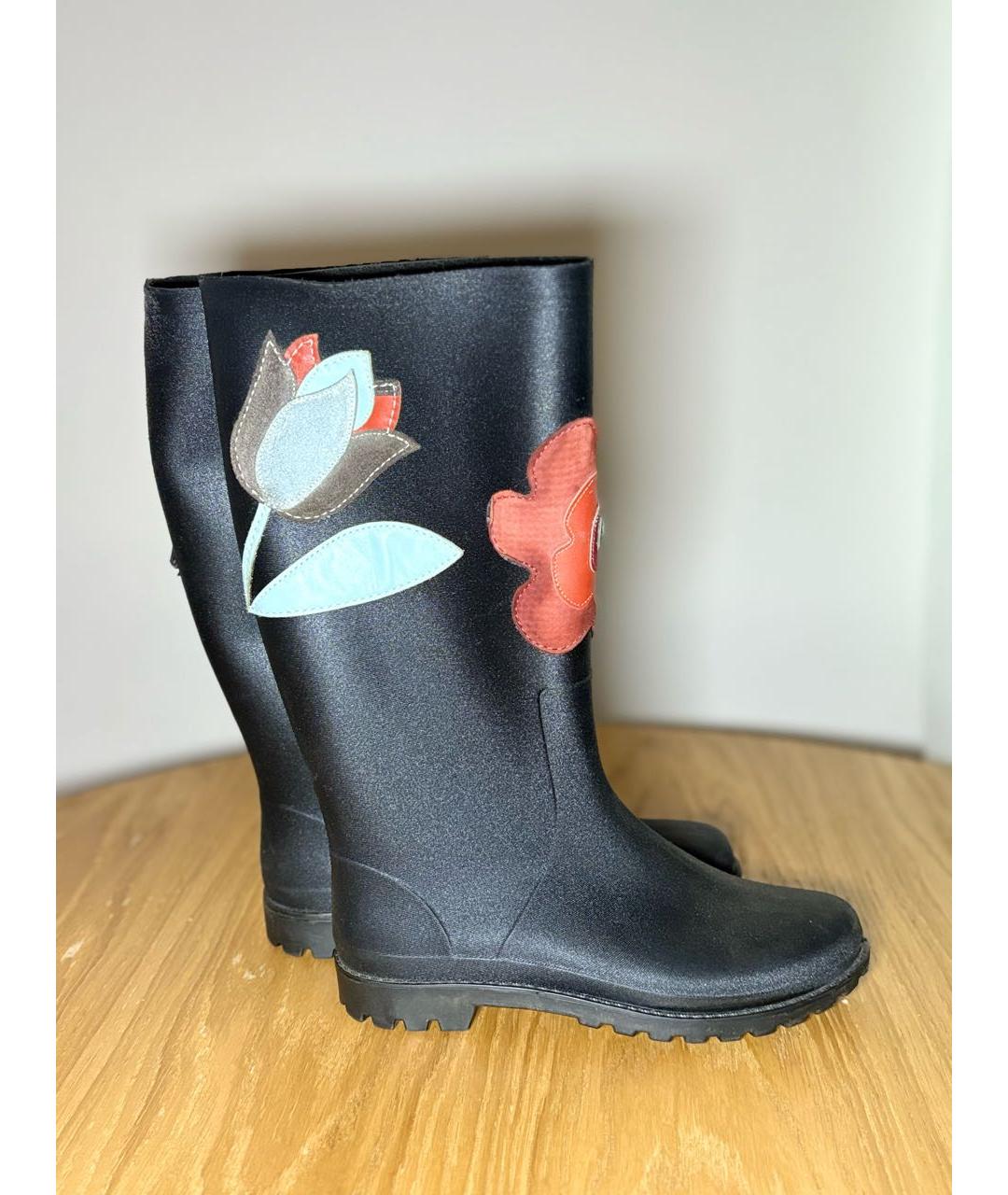 RED VALENTINO Черные полусапоги, фото 7
