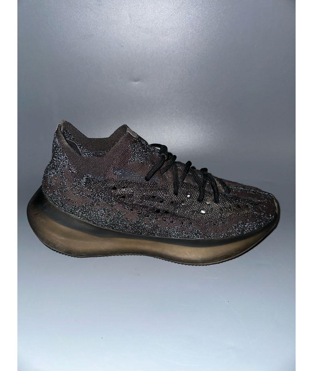 ADIDAS YEEZY Черные синтетические низкие кроссовки / кеды, фото 9