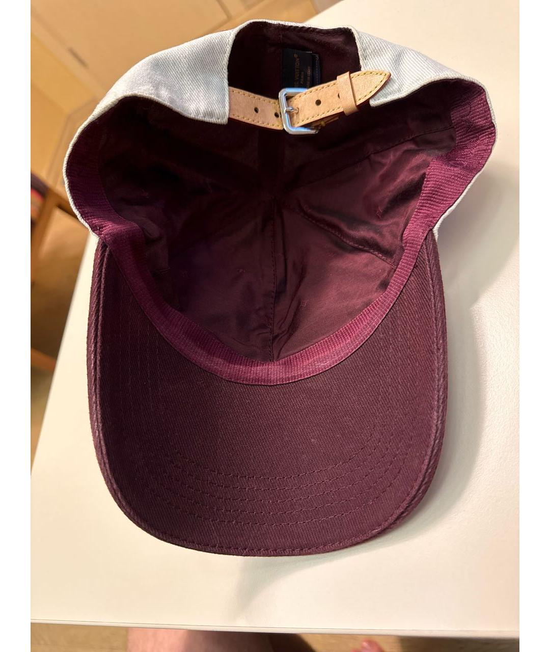 LOUIS VUITTON Белая хлопковая кепка/бейсболка, фото 5