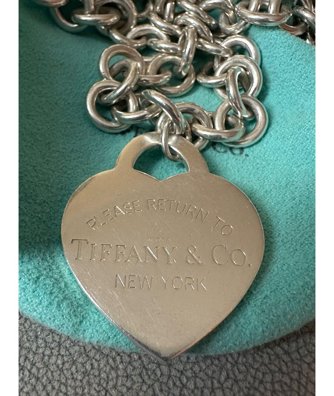TIFFANY&CO Серебряная серебряная подвеска, фото 6