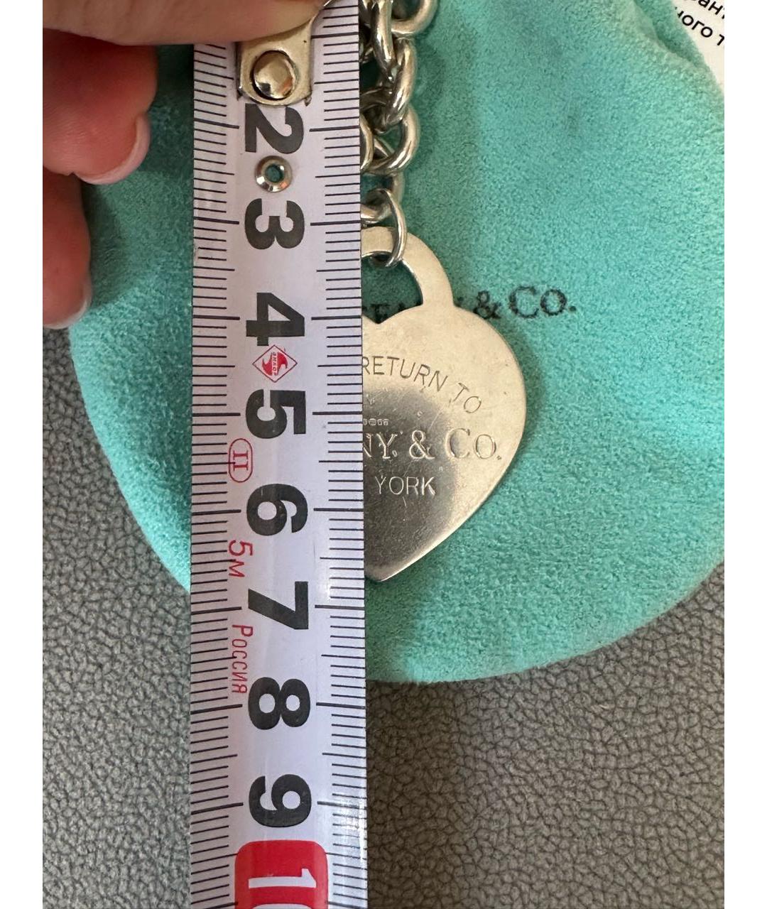 TIFFANY&CO Серебряная серебряная подвеска, фото 5