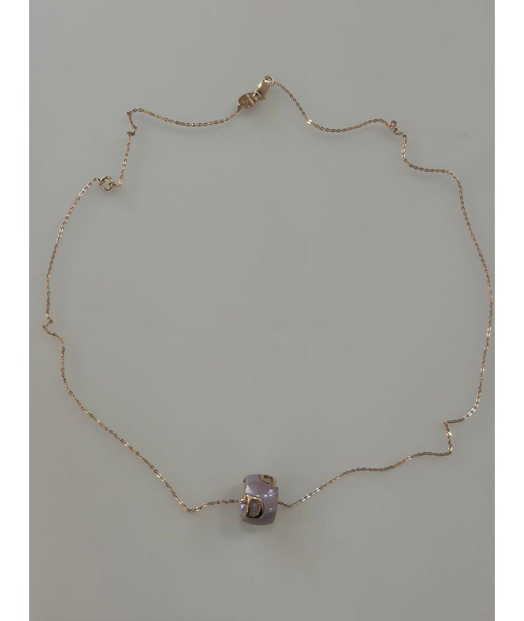 DAMIANI Бежевые серьги из розового золота, фото 3