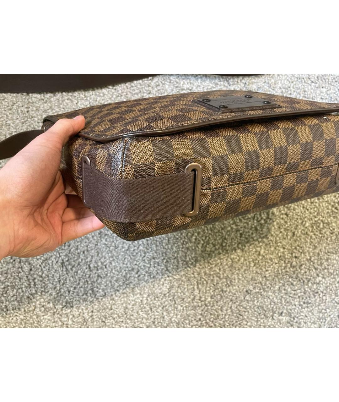 LOUIS VUITTON Коричневая сумка на плечо, фото 3