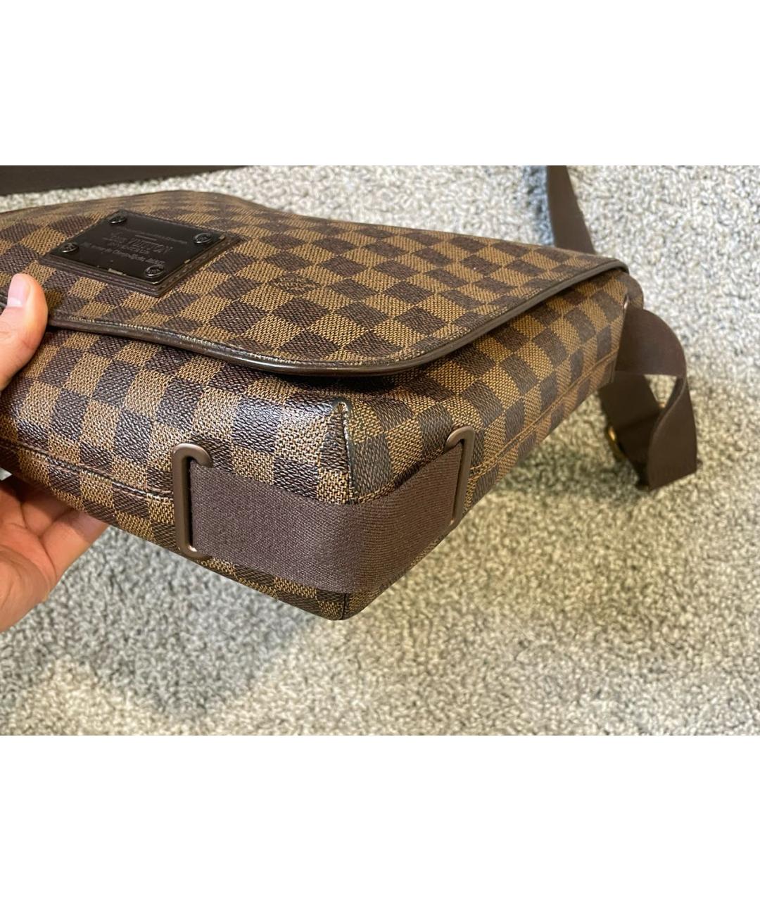 LOUIS VUITTON Коричневая сумка на плечо, фото 4