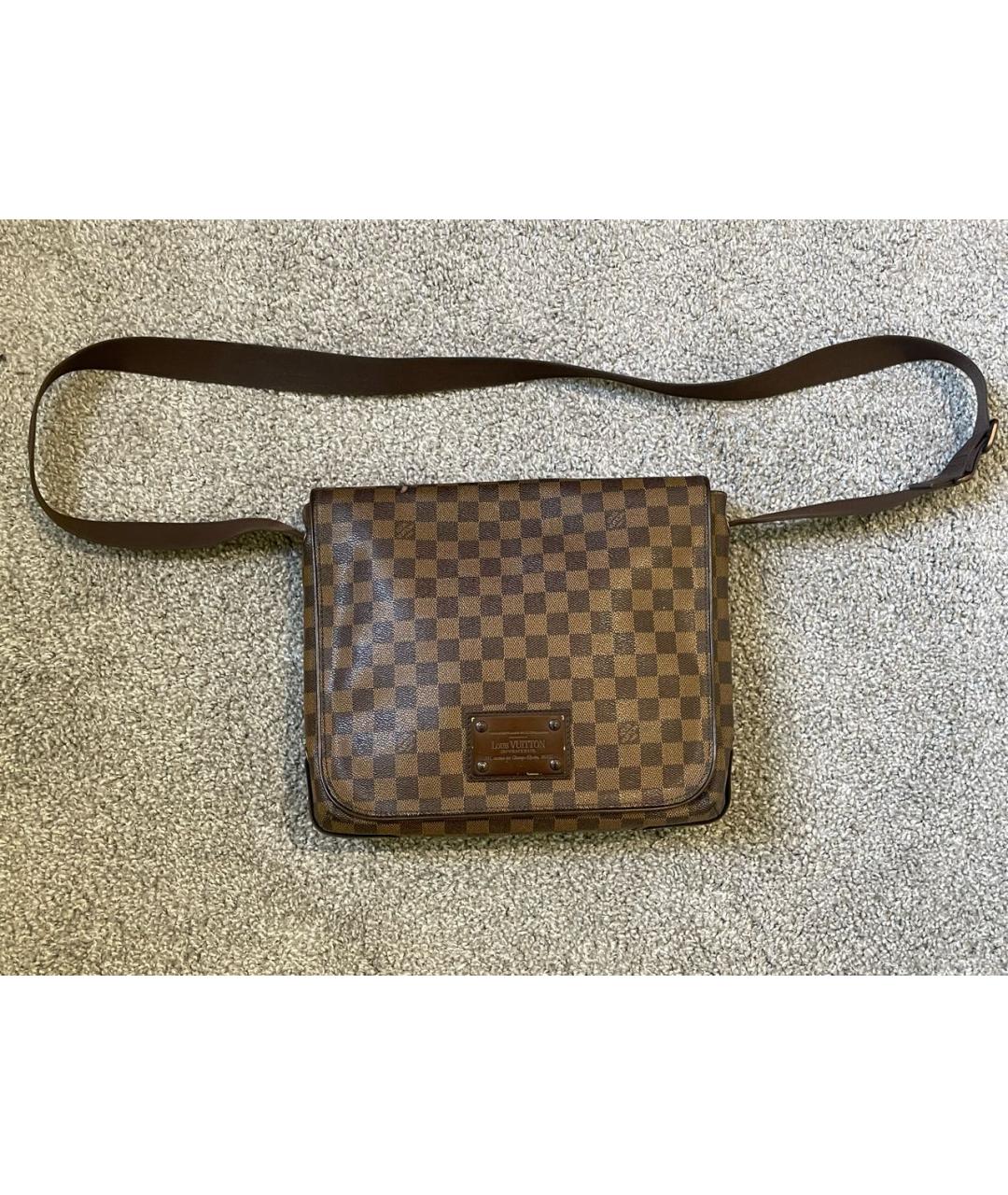 LOUIS VUITTON Коричневая сумка на плечо, фото 9