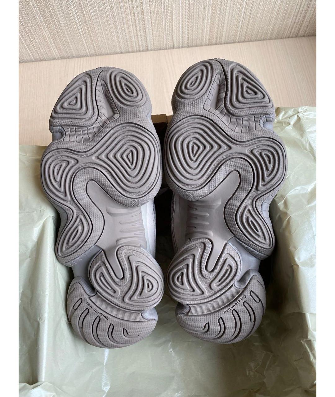 ADIDAS YEEZY Серые замшевые кроссовки, фото 5