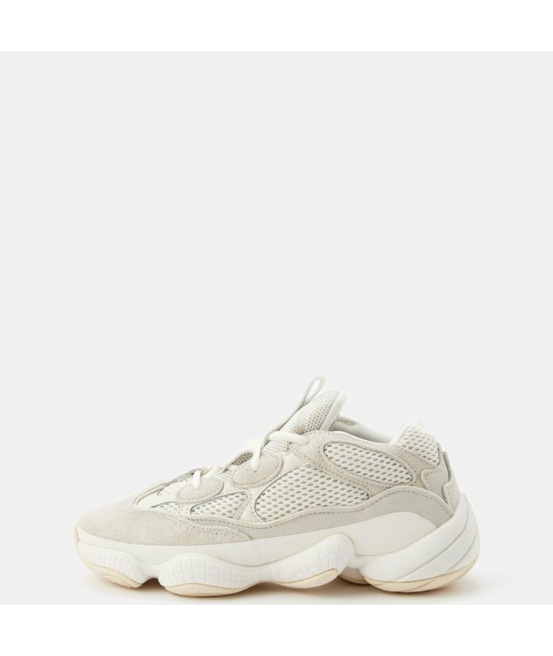 ADIDAS YEEZY Белые замшевые кроссовки, фото 2