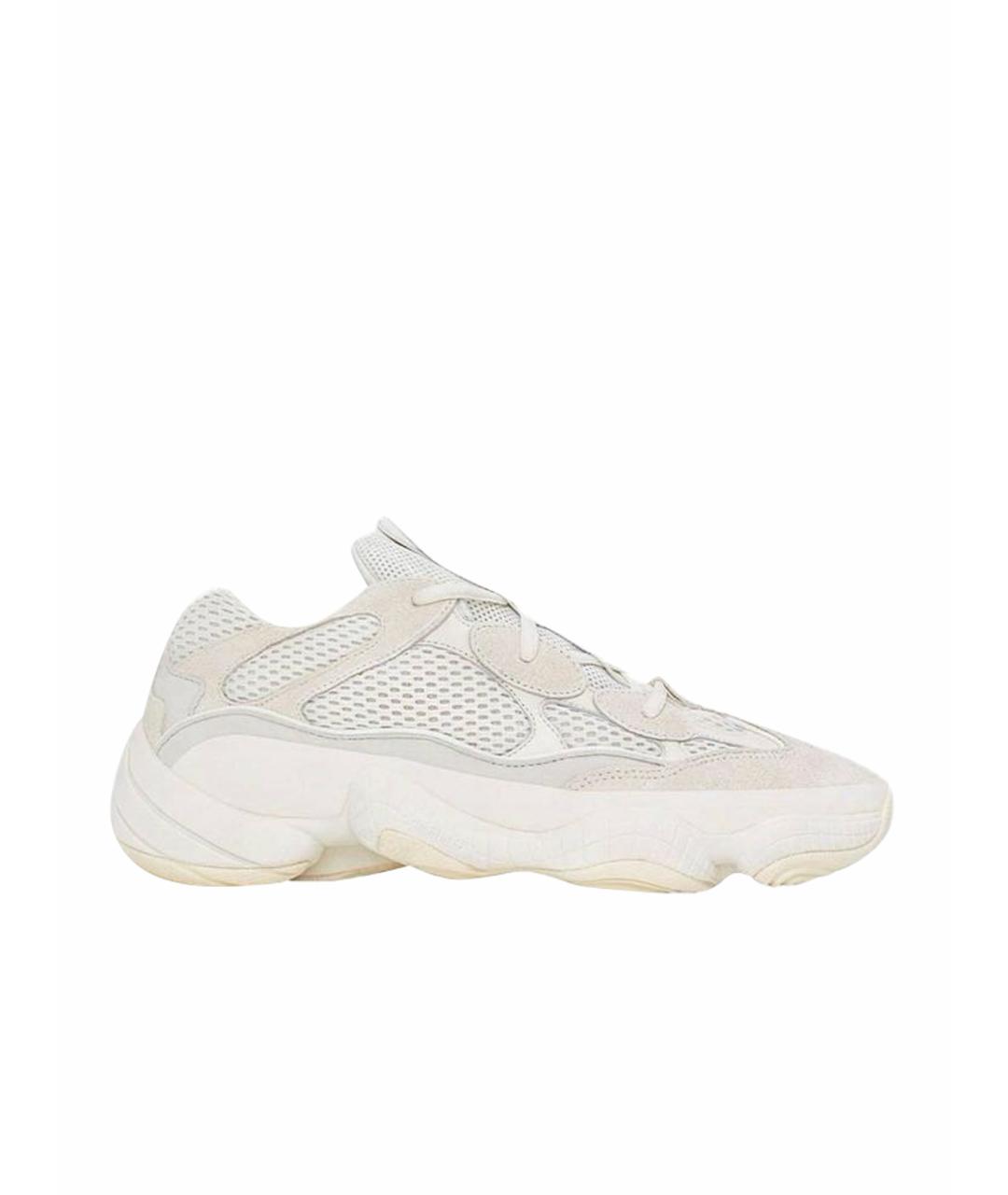 ADIDAS YEEZY Белые замшевые кроссовки, фото 1