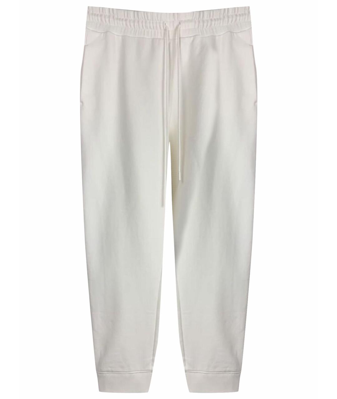 MAX MARA Белые хлопковые спортивные брюки и шорты, фото 1