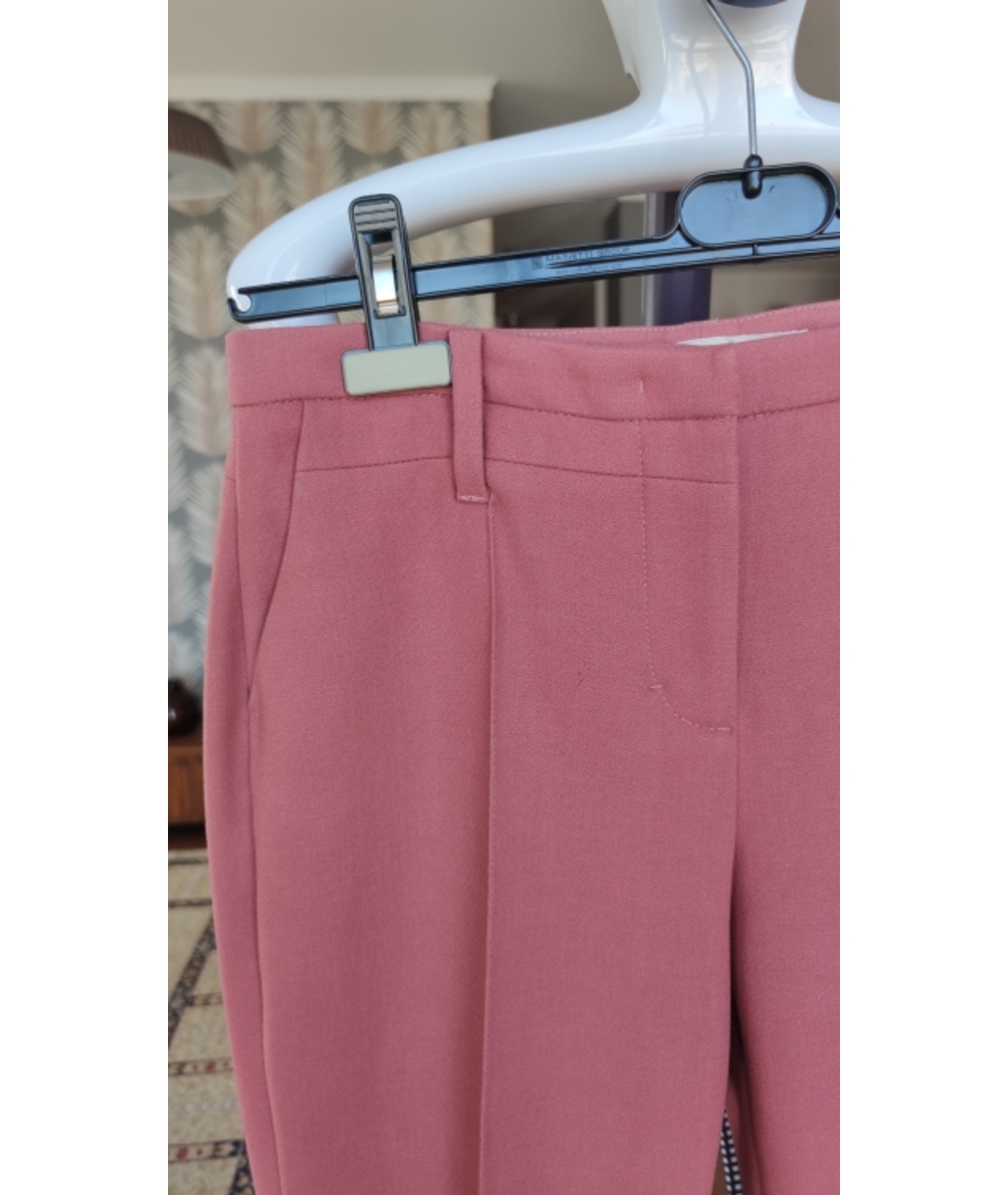 DOROTHEE SCHUMACHER Розовые вискозные прямые брюки, фото 7