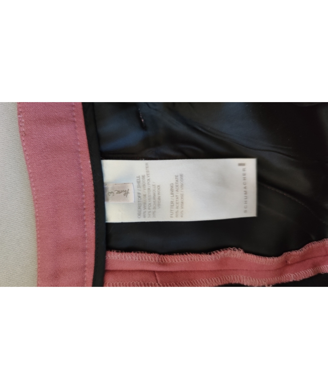 DOROTHEE SCHUMACHER Розовые вискозные прямые брюки, фото 4