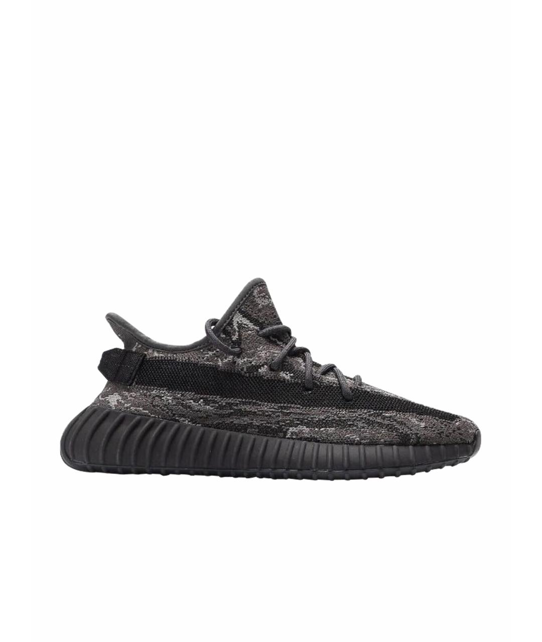 ADIDAS YEEZY Черные текстильные кроссовки, фото 1