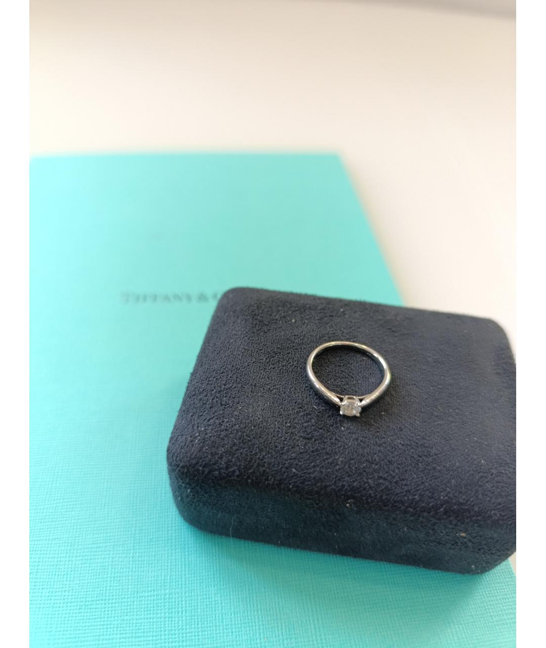 TIFFANY&CO Серебряное платиновое кольцо, фото 3