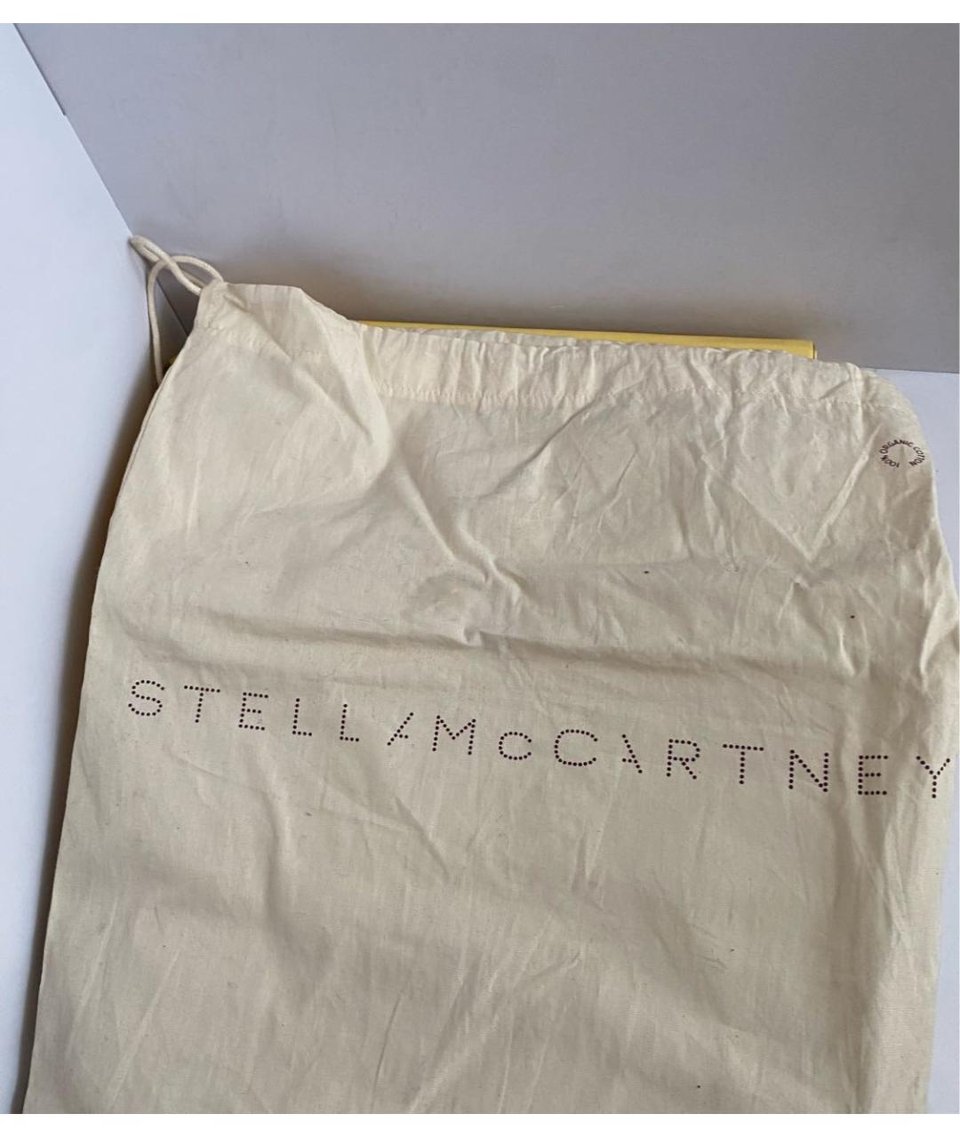 STELLA MCCARTNEY Желтая сумка через плечо из искусственной кожи, фото 5