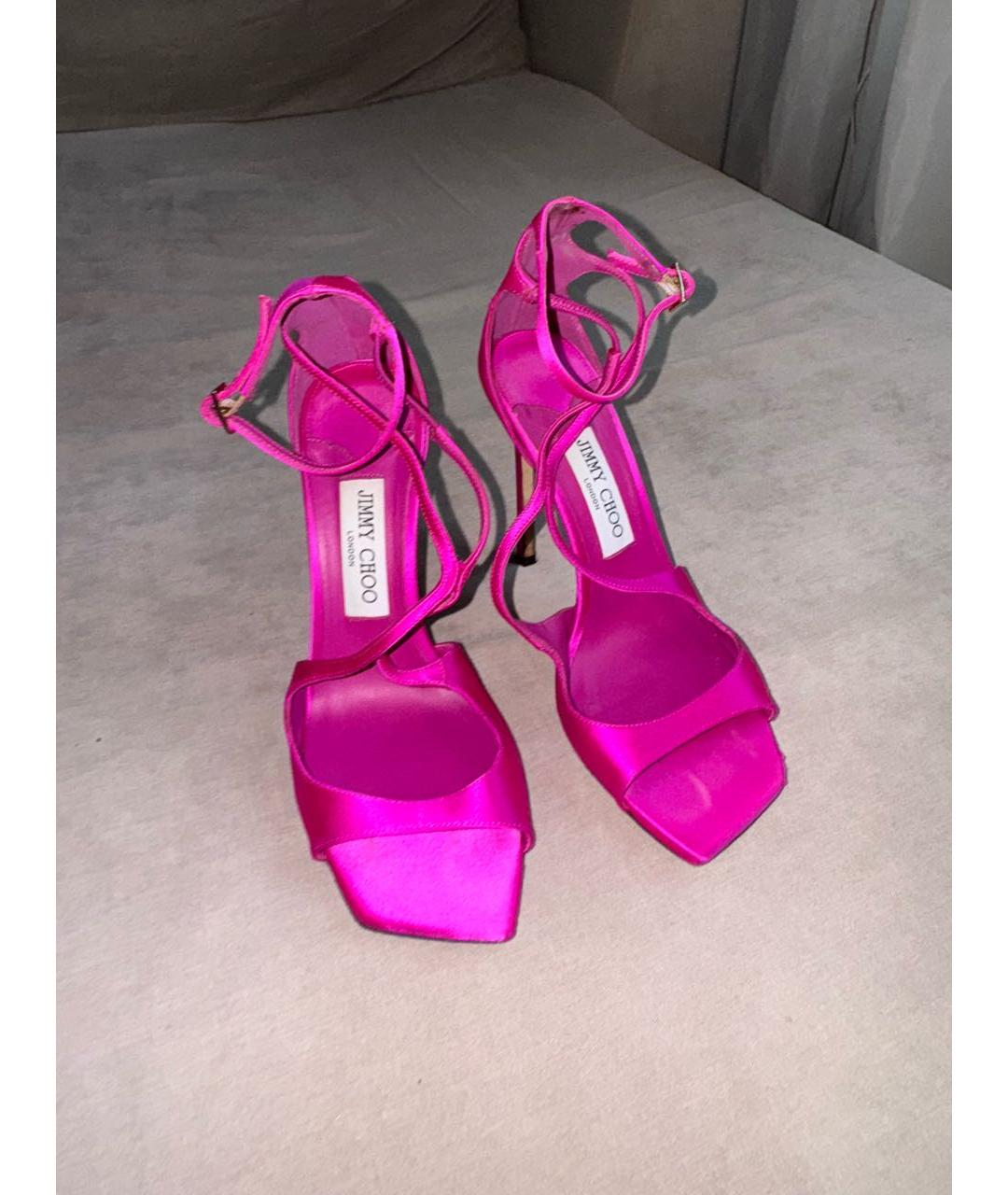JIMMY CHOO Фуксия босоножки, фото 2
