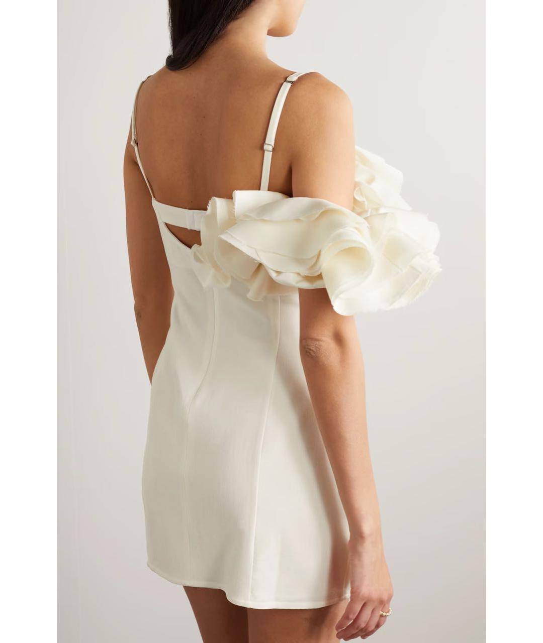 JACQUEMUS Бежевое коктейльное платье, фото 2
